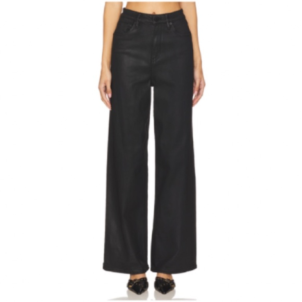 Blank NYC Women's “The Baxter” Black Wide-Leg Jeans